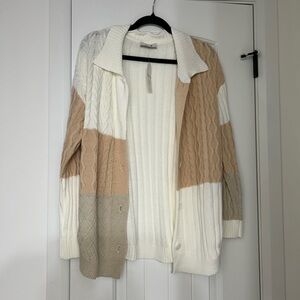 NWT Sadie & Sage Jaden Colour block Cardigan